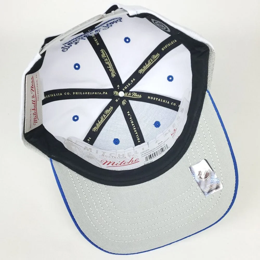 Tampa Bay Lightning Mitchell & Ness NHL Pro Fit Snapback Cap Hat Blue White‎ NWT